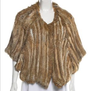 Joie fur open jacket